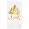 Poop Emoji Guest Napkins - Foil Stamped (Personalized)