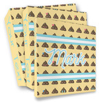 Poop Emoji 3 Ring Binder - Full Wrap (Personalized)