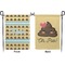 Poop Emoji Garden Flag - Double Sided Front and Back