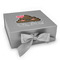 Poop Emoji Gift Boxes with Magnetic Lid - Silver - Front