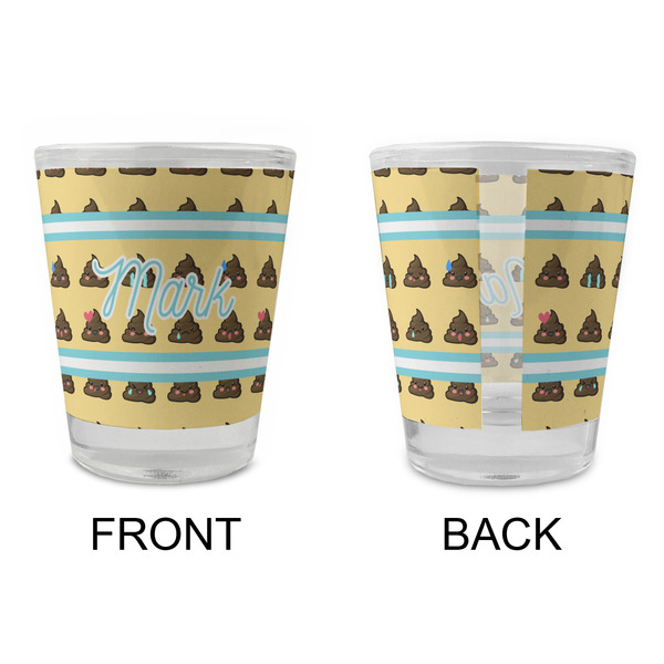 Poop Emoji Glass Shot Glass - Standard - APPROVAL