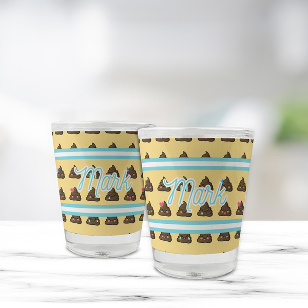 Poop Emoji Glass Shot Glass - Standard - LIFESTYLE