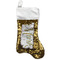 Poop Emoji Gold Sequin Stocking - Front