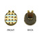 Poop Emoji Golf Ball Hat Clip Marker - Apvl - GOLD