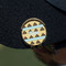 Poop Emoji Golf Ball Marker Hat Clip - Gold - On Hat