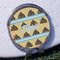 Poop Emoji Golf Ball Marker Hat Clip - Silver - Front