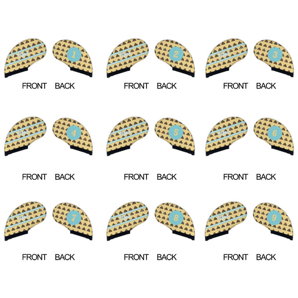 Poop Emoji Golf Club Covers - APPROVAL (set of 9)
