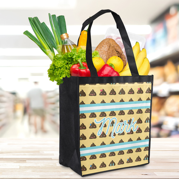 Poop Emoji Grocery Bag - LIFESTYLE