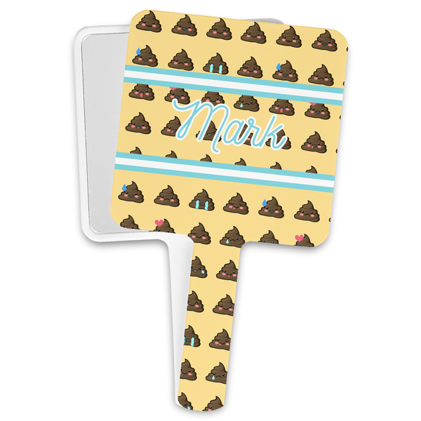 Custom Poop Emoji Hand Mirror (Personalized)
