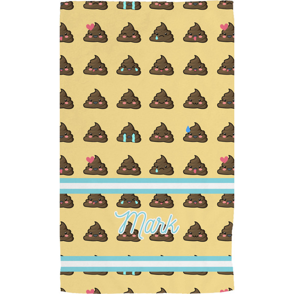 Poop Emoji Hand Towel (Personalized) Full