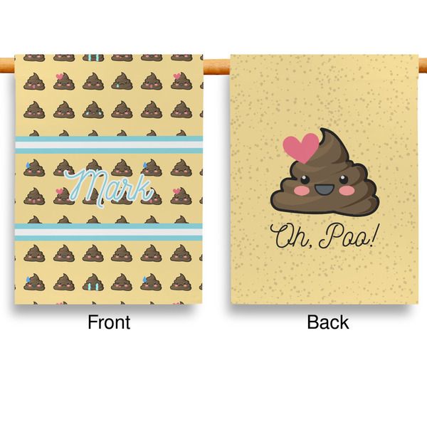 Poop Emoji House Flags - Double Sided - APPROVAL