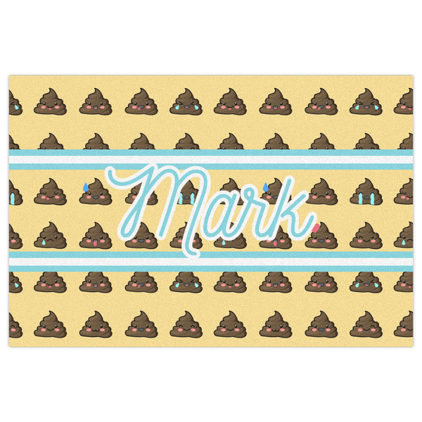 Poop Emoji Indoor / Outdoor Rug - 2'x3' - Front Flat