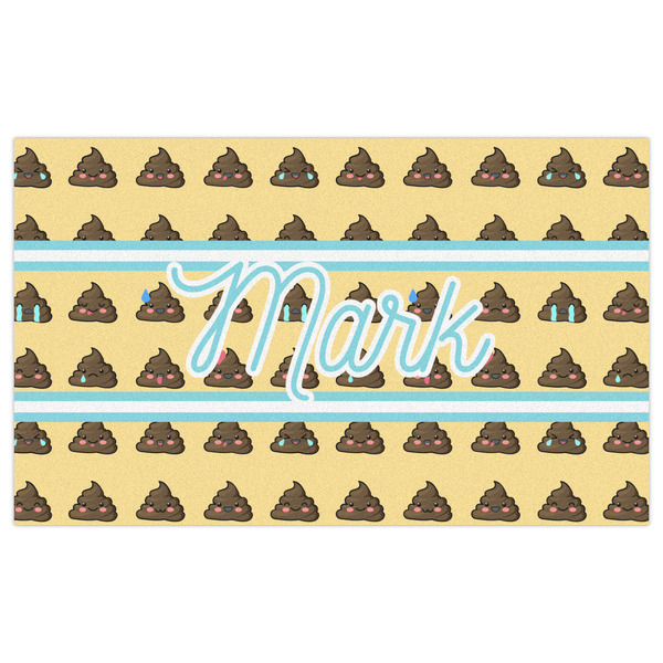 Poop Emoji Indoor / Outdoor Rug - 3'x5' - Front Flat