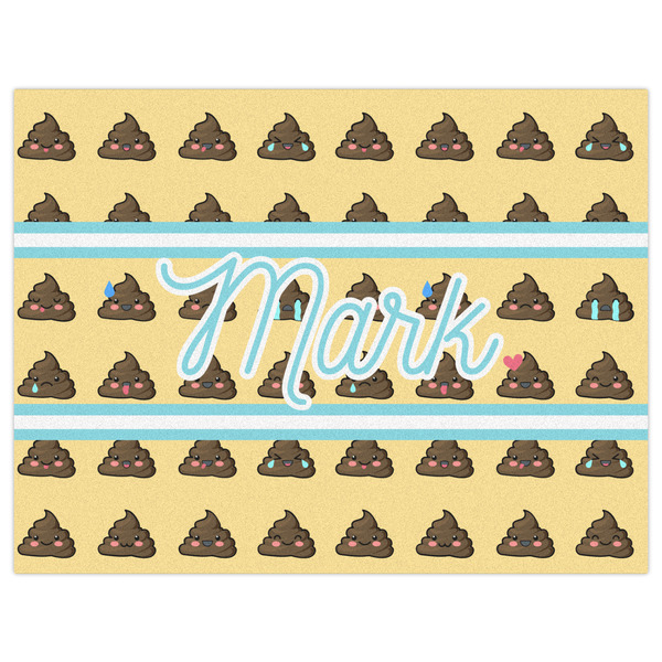 Poop Emoji Indoor / Outdoor Rug - 6'x8' - Front Flat