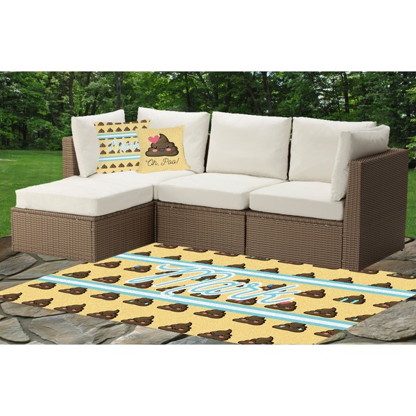 Poop Emoji Indoor / Outdoor Rug & Cushions