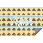 Poop Emoji Indoor / Outdoor Rug - 6'x8' w/ Name or Text