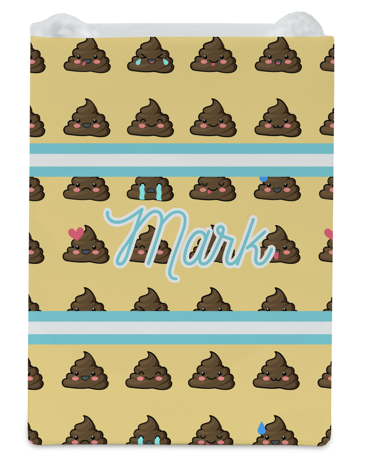Irreplaceable Interruption story Poop Emoji Jewelry Gift Bags (Personalized) - YouCustomizeIt