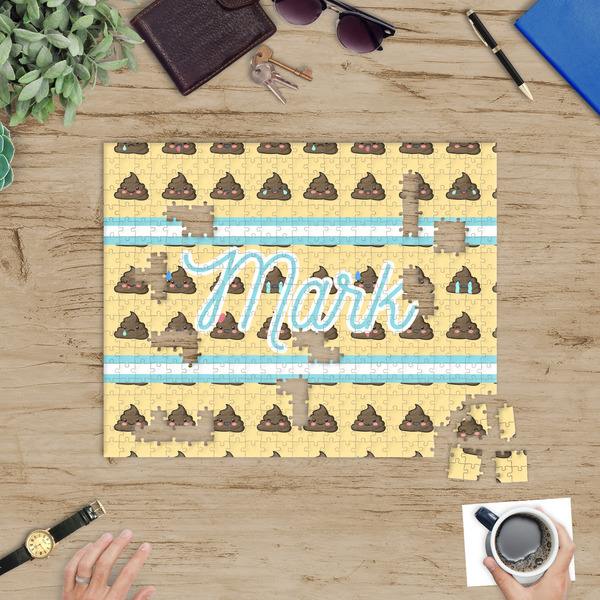 Poop Emoji Jigsaw Puzzle 500 Piece - In Context