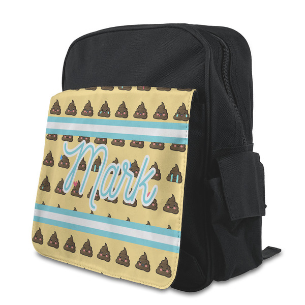 Custom Poop Emoji Preschool Backpack (Personalized)