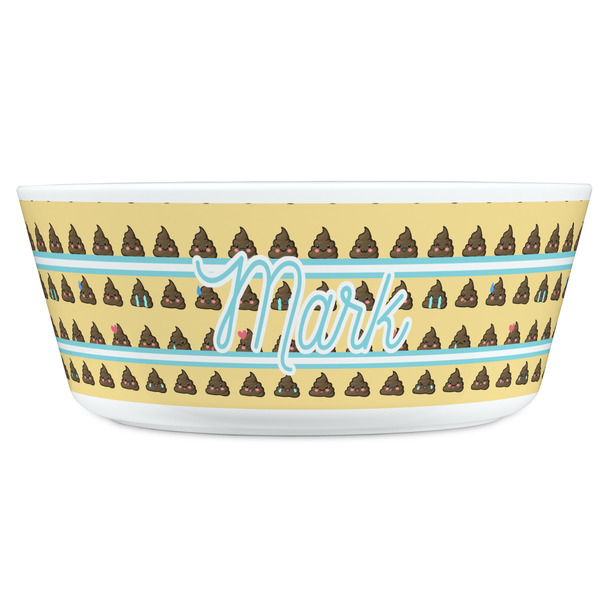 Poop Emoji Kids Bowls - FRONT