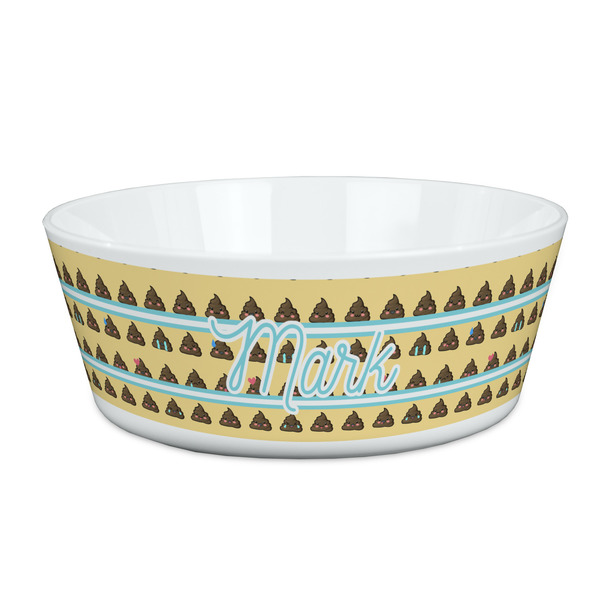 Custom Poop Emoji Kid's Bowl (Personalized)