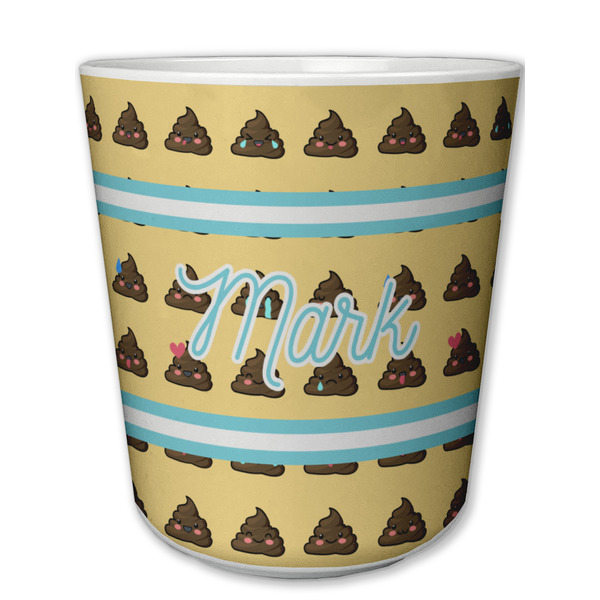 Custom Poop Emoji Plastic Tumbler 6oz (Personalized)