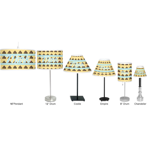 Poop Emoji Lamp Full View Size Comparison