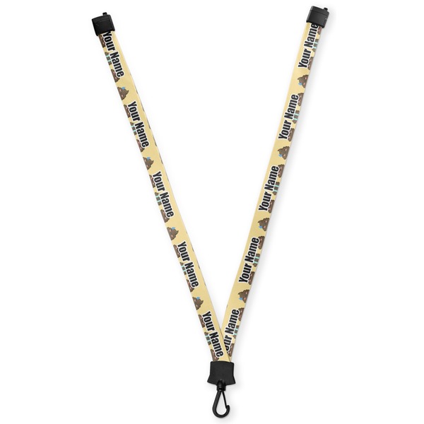 Custom Poop Emoji Lanyard (Personalized)