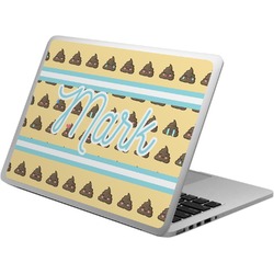 Poop Emoji Laptop Skin - Custom Sized (Personalized)