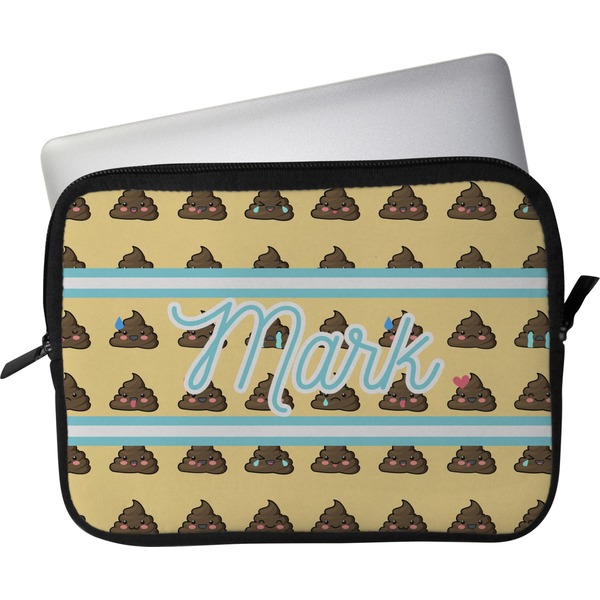 Custom Poop Emoji Laptop Sleeve / Case (Personalized)