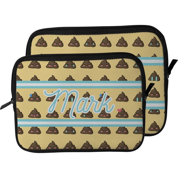 Poop Emoji Laptop Sleeve (Size Comparison)