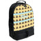 Poop Emoji Large Backpack - Black - Angled View
