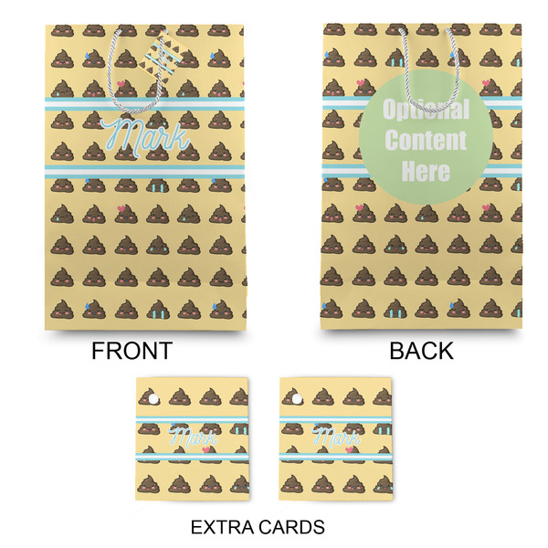 Poop Emoji Large Gift Bag - Approval