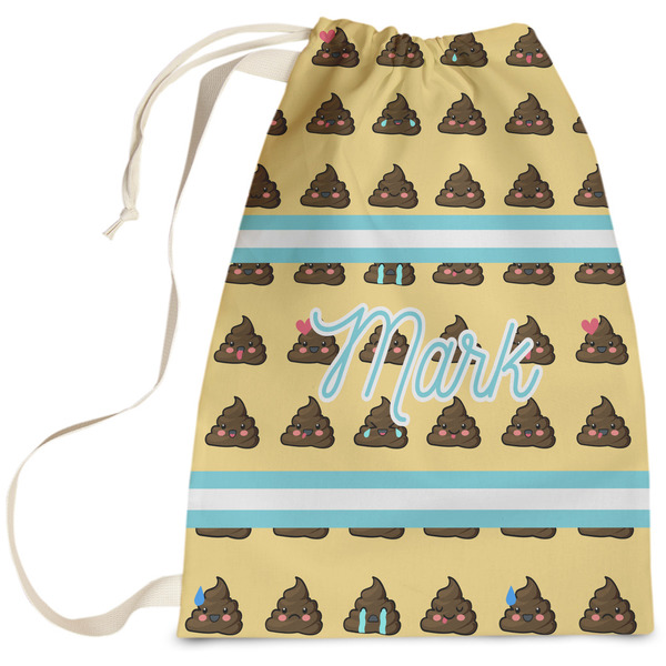 Custom Poop Emoji Laundry Bag (Personalized)