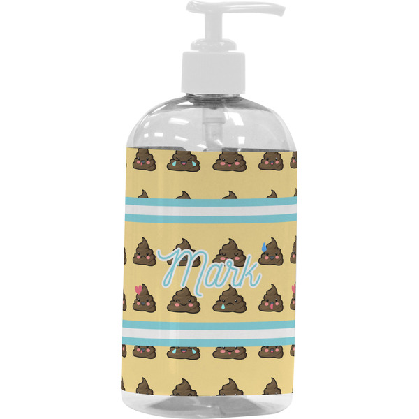 Poop Emoji Large Liquid Dispenser (16 oz) - White