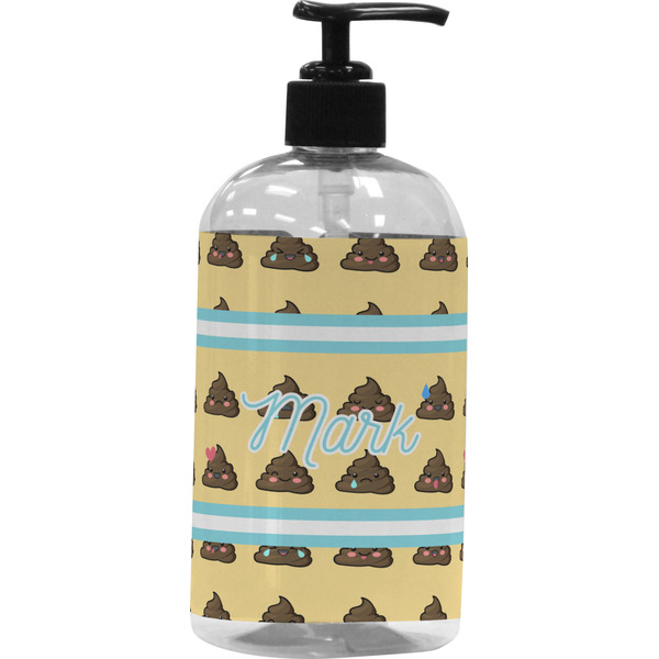 Custom Poop Emoji Plastic Soap / Lotion Dispenser (Personalized)