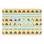 Poop Emoji Large Rectangle Car Magnet (Personalized)