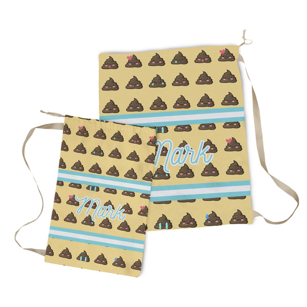 Poop Emoji Laundry Bag - Both Bags