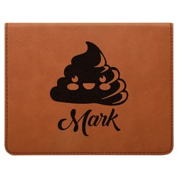 Poop Emoji Leatherette 4-Piece Wine Tool Set (Personalized)