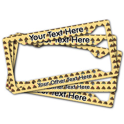 Poop Emoji License Plate Frame (Personalized)
