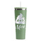 Poop Emoji RTIC Everyday Tumbler with Straw - 28oz - Light Green - Single-Sided (Personalized)