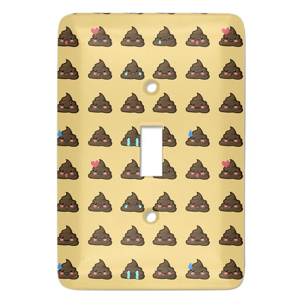 Custom Poop Emoji Light Switch Cover