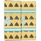 Poop Emoji Linen Placemat - Folded Half (double sided)