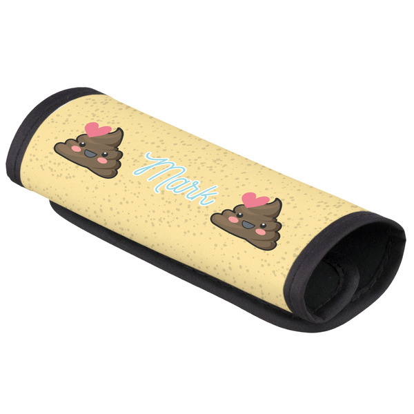 Custom Poop Emoji Luggage Handle Cover (Personalized)