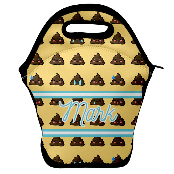 Custom Poop Emoji Lunch Bag w/ Name or Text