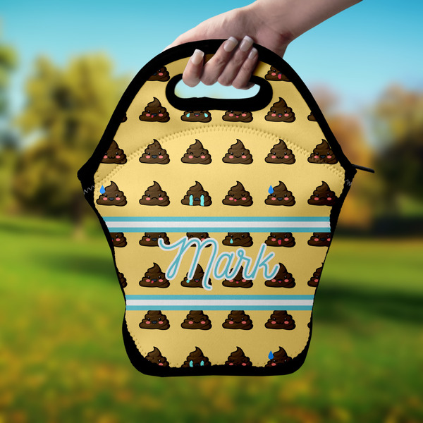 Poop Emoji Lunch Bag - Hand