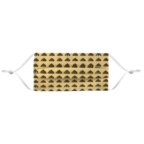 Poop Emoji Mask - Pleated (new) APPROVAL