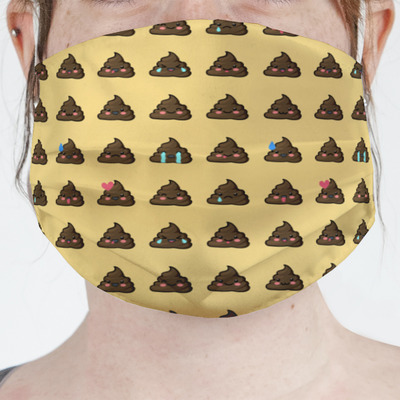 Poop Emoji Face Mask Cover (Personalized)