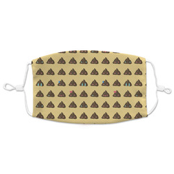 Poop Emoji Adult Cloth Face Mask - XLarge