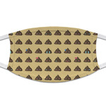 Poop Emoji Cloth Face Mask (T-Shirt Fabric)